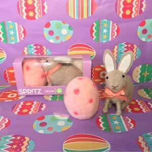 Target Spritz 2024 Bunny & Egg Spring Easter Felt Decor Boxed Set ~ NEW